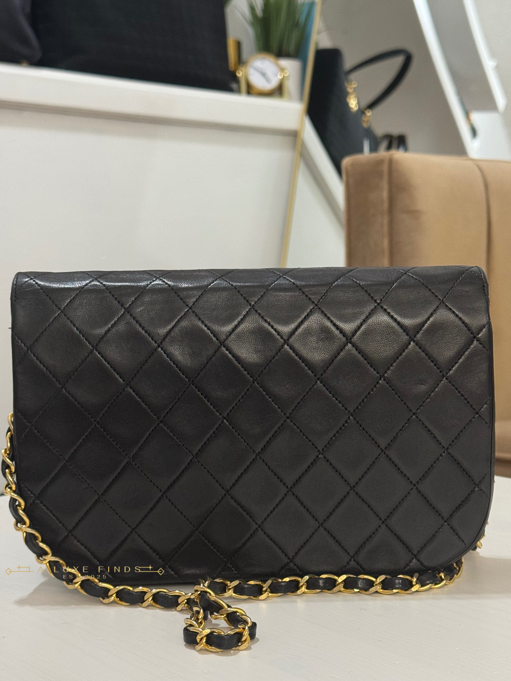 CHANEL Half Moon Double Flap