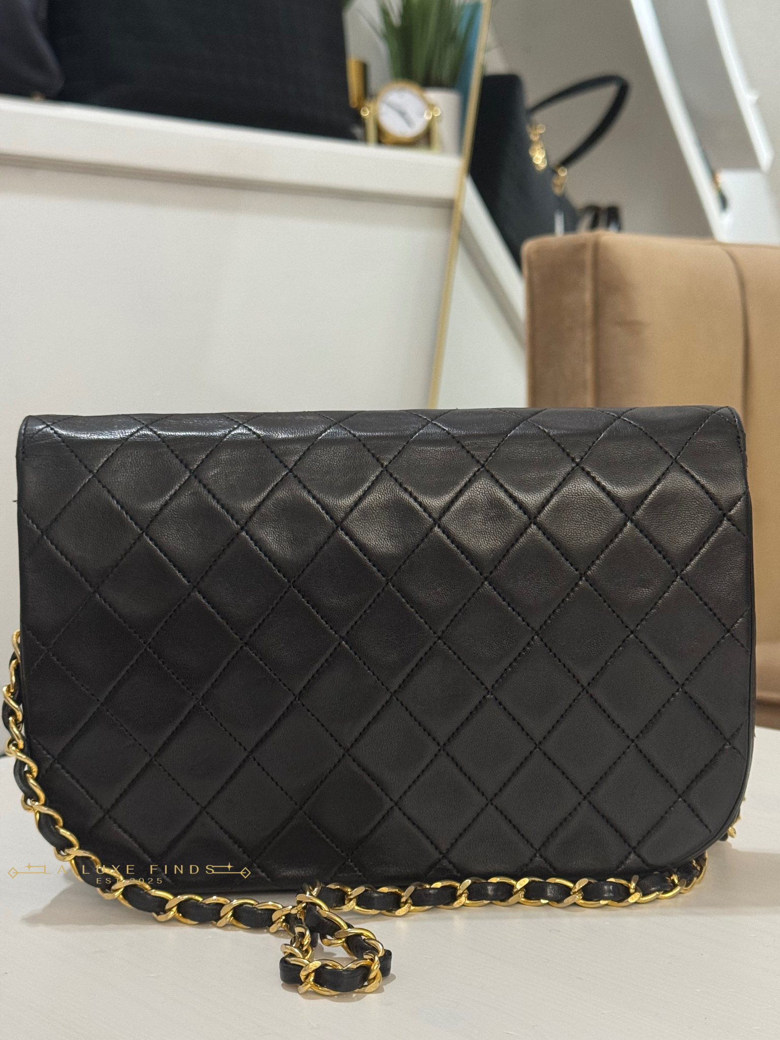 CHANEL Half Moon Double Flap