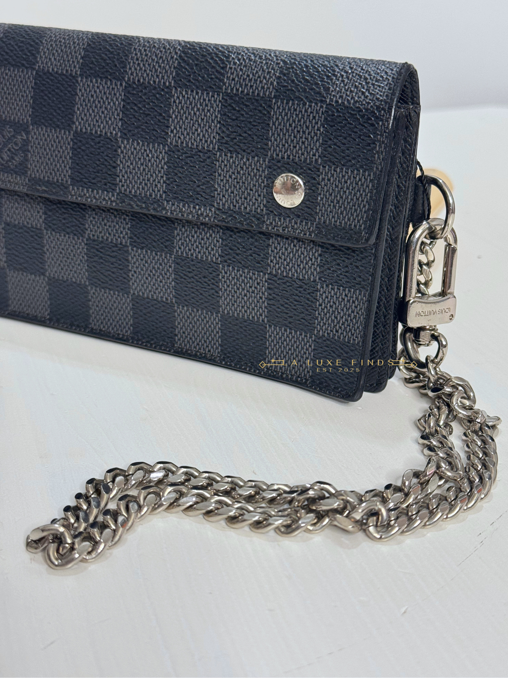 LOUIS VUITTON Graphite Accordion