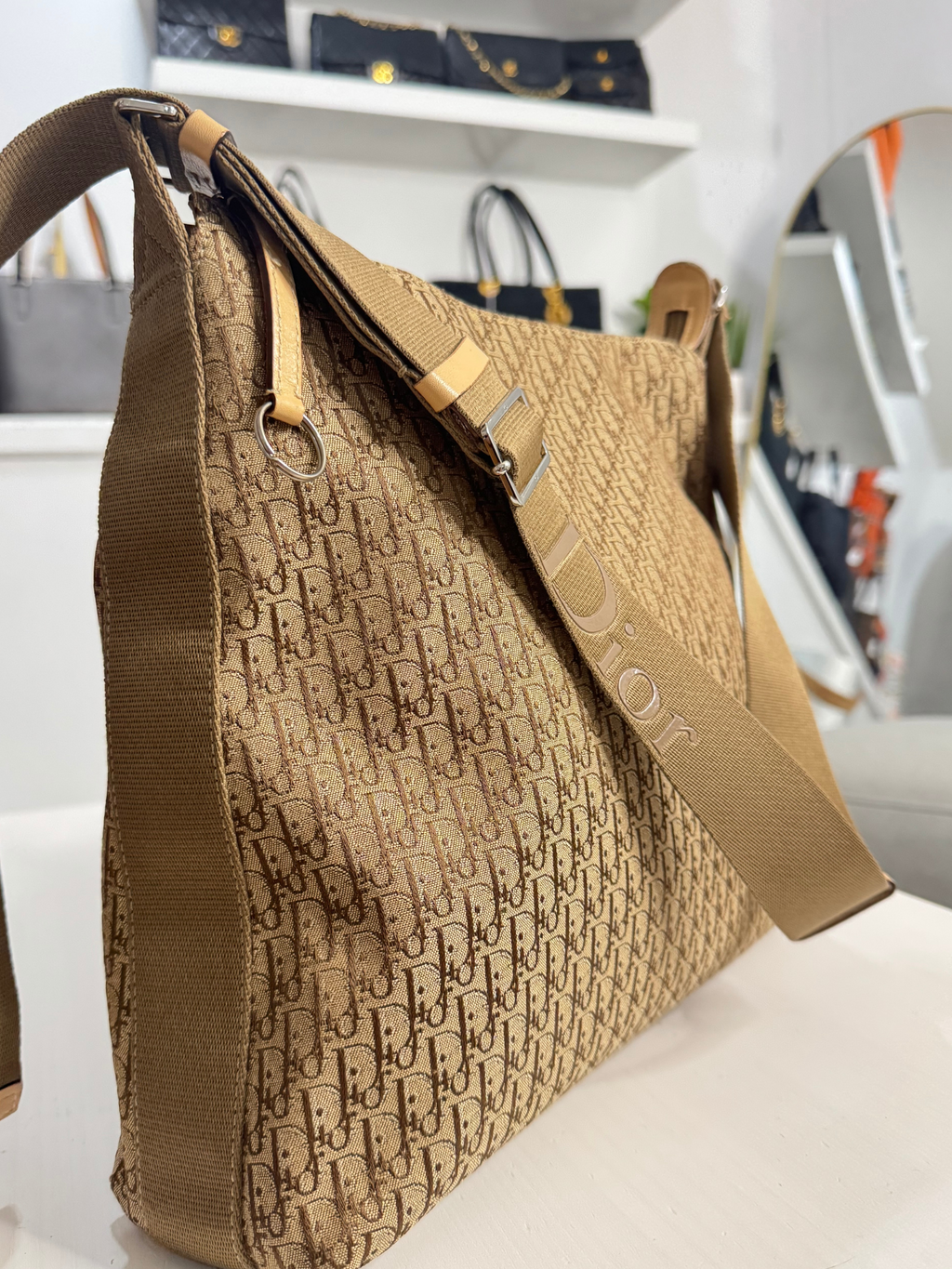 DIOR Vintage Trotter Messenger Bag