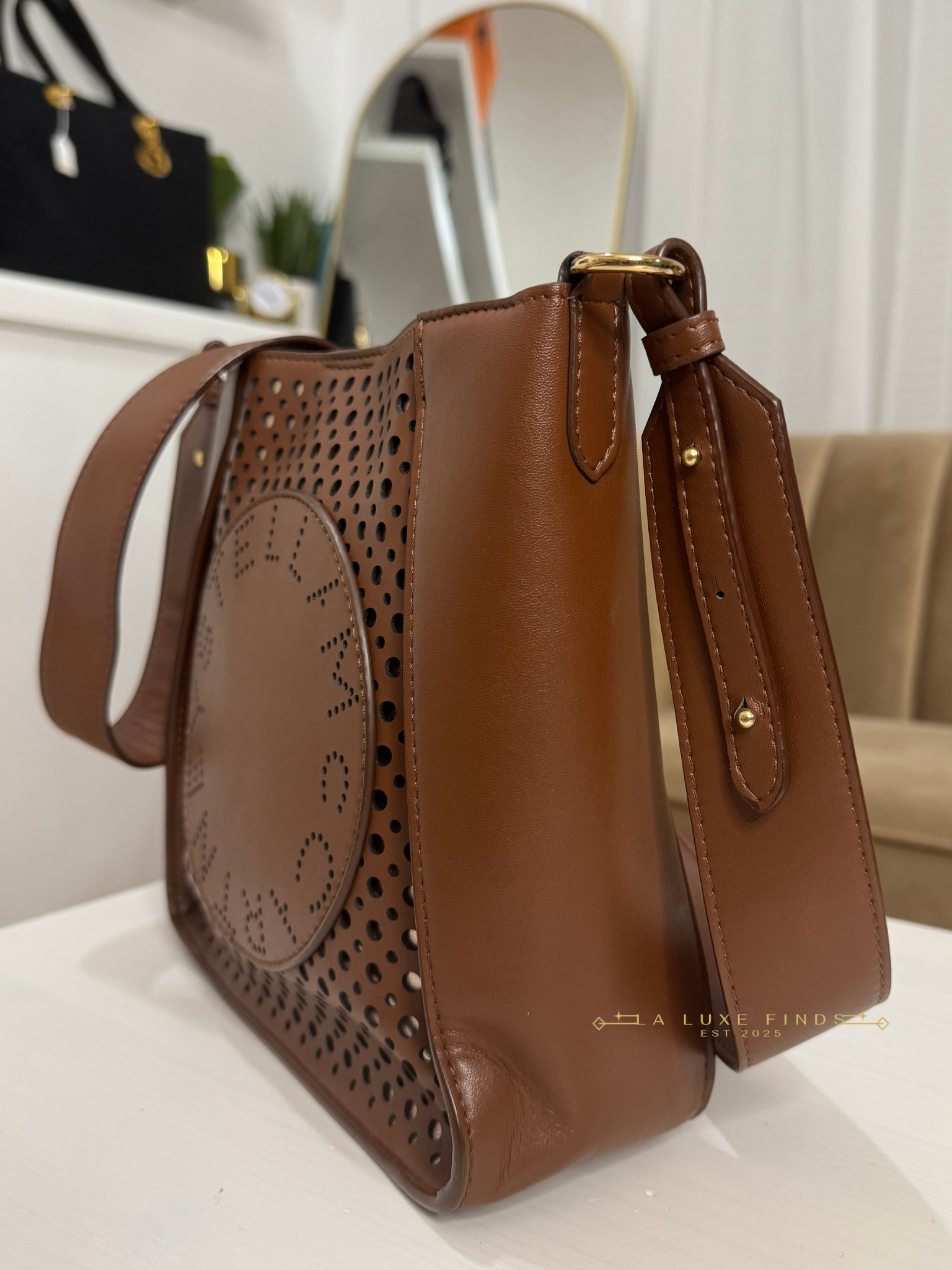 STELLA MCCARTNEY Laser Cut Mini Crossbody