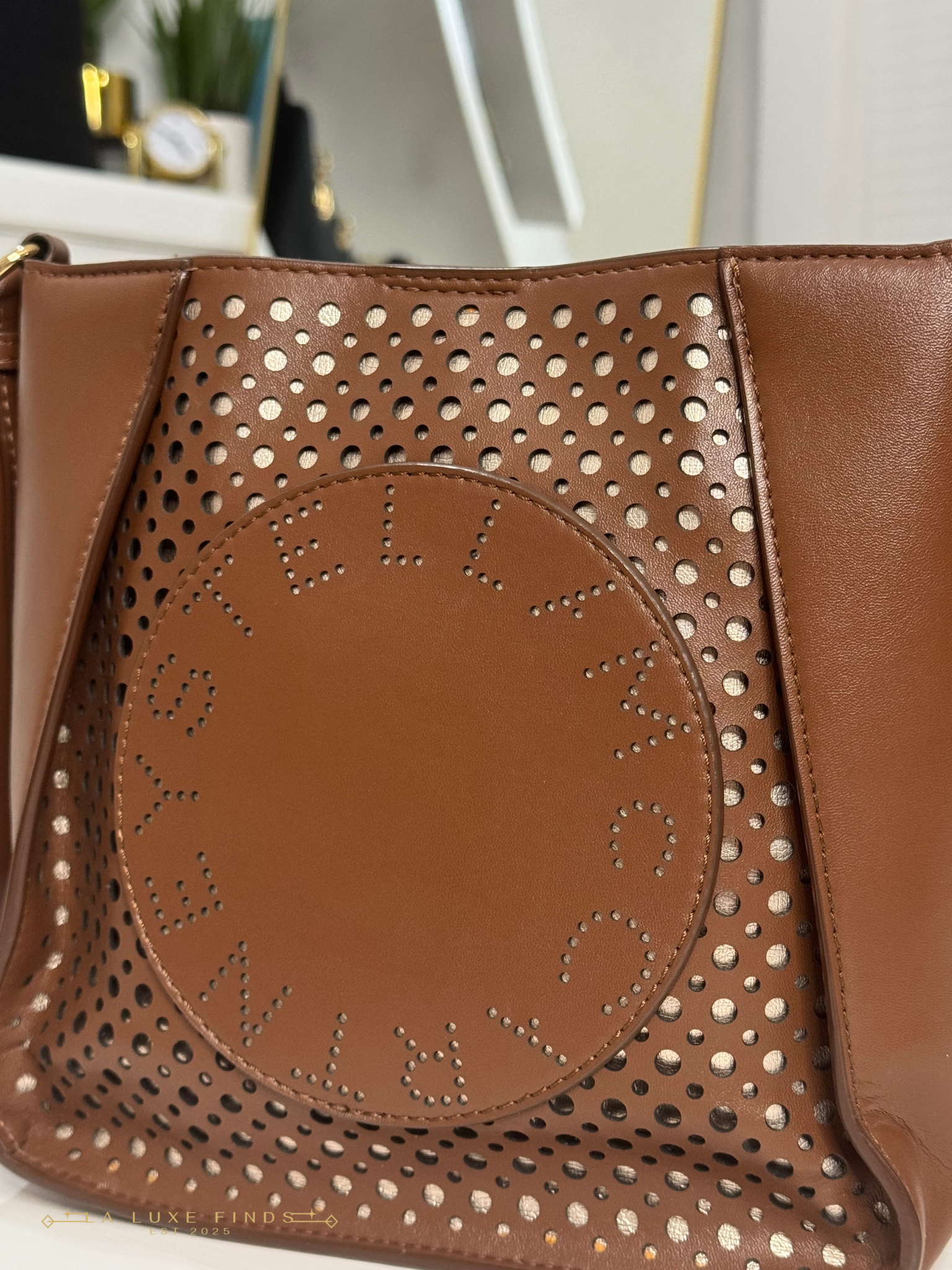 STELLA MCCARTNEY Laser Cut Mini Crossbody