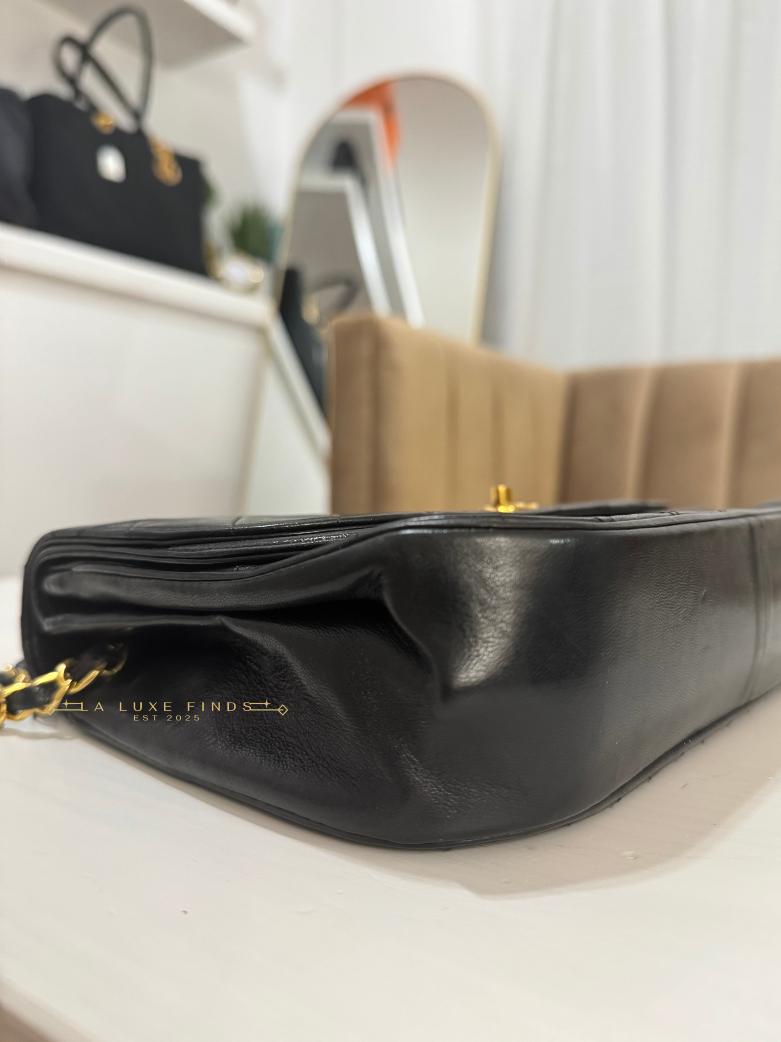 CHANEL Half Moon Double Flap