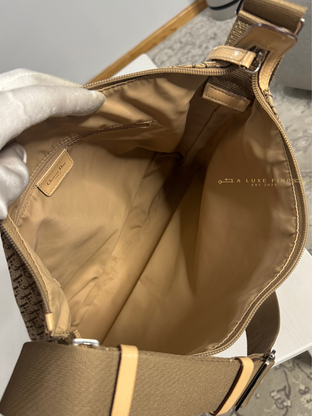 DIOR Vintage Trotter Messenger Bag