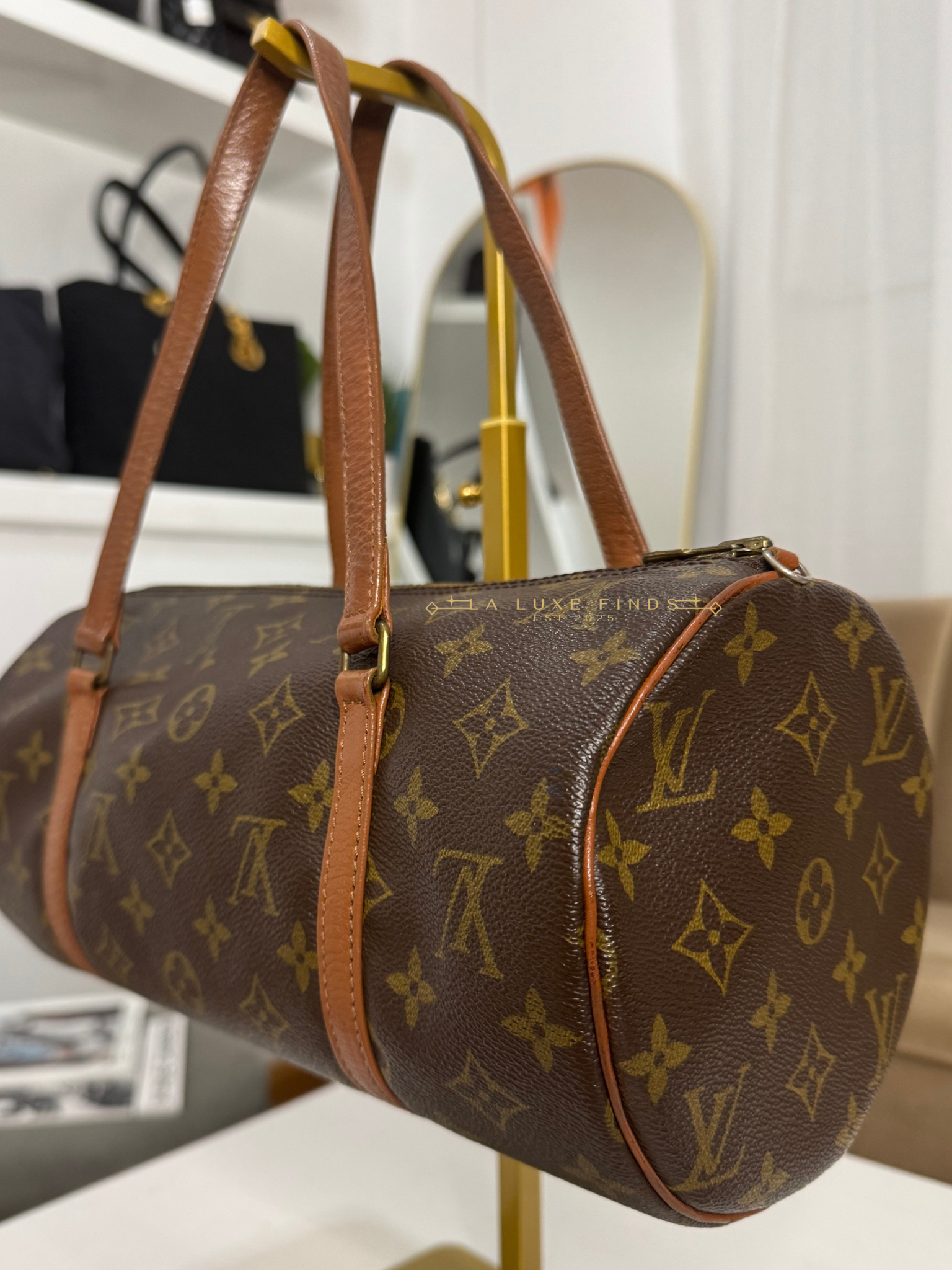 LOUIS VUITTON Papillon with Pouch