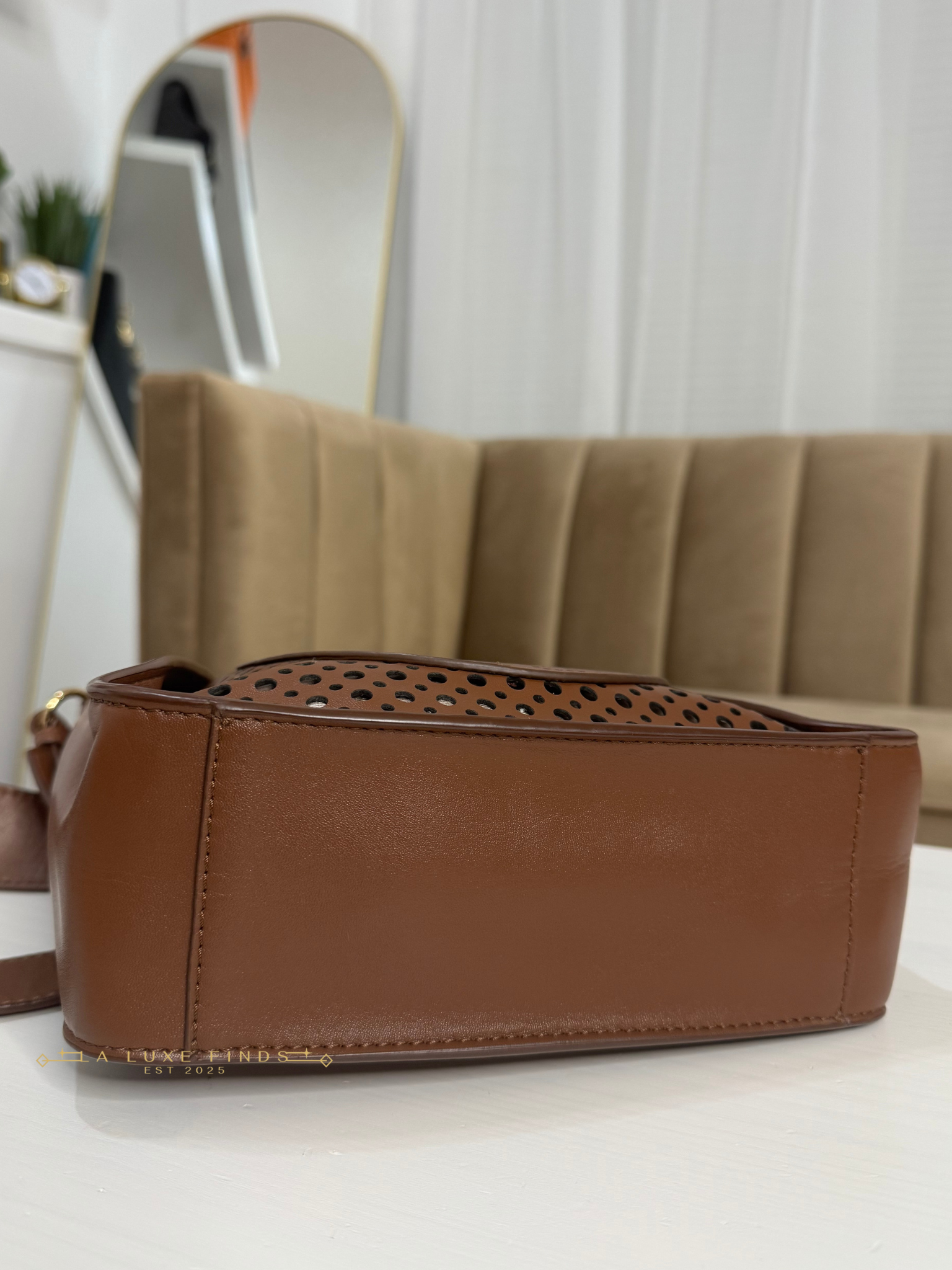 STELLA MCCARTNEY Laser Cut Mini Crossbody