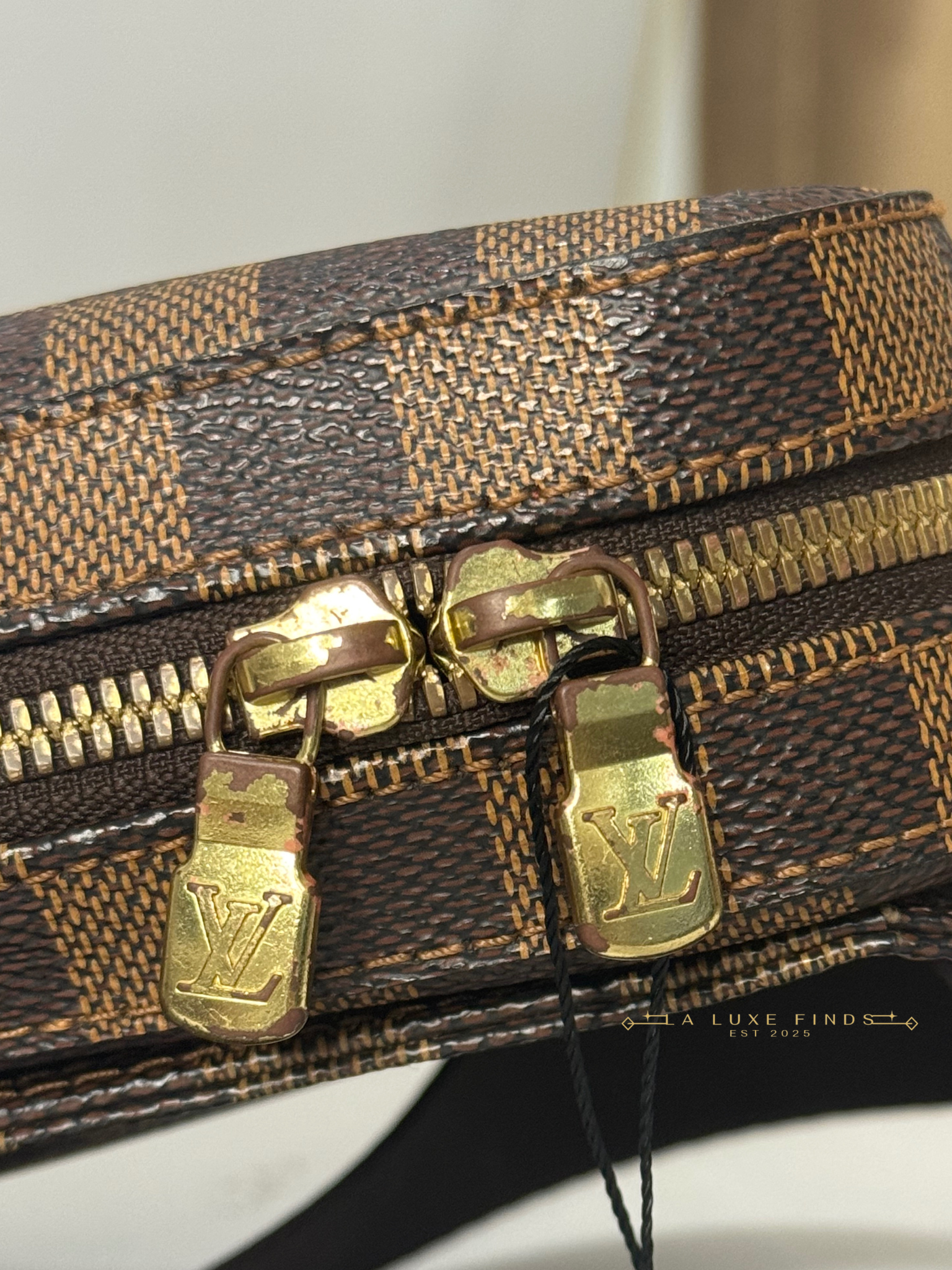 LOUIS VUITTON Geronimo Damier Ebene