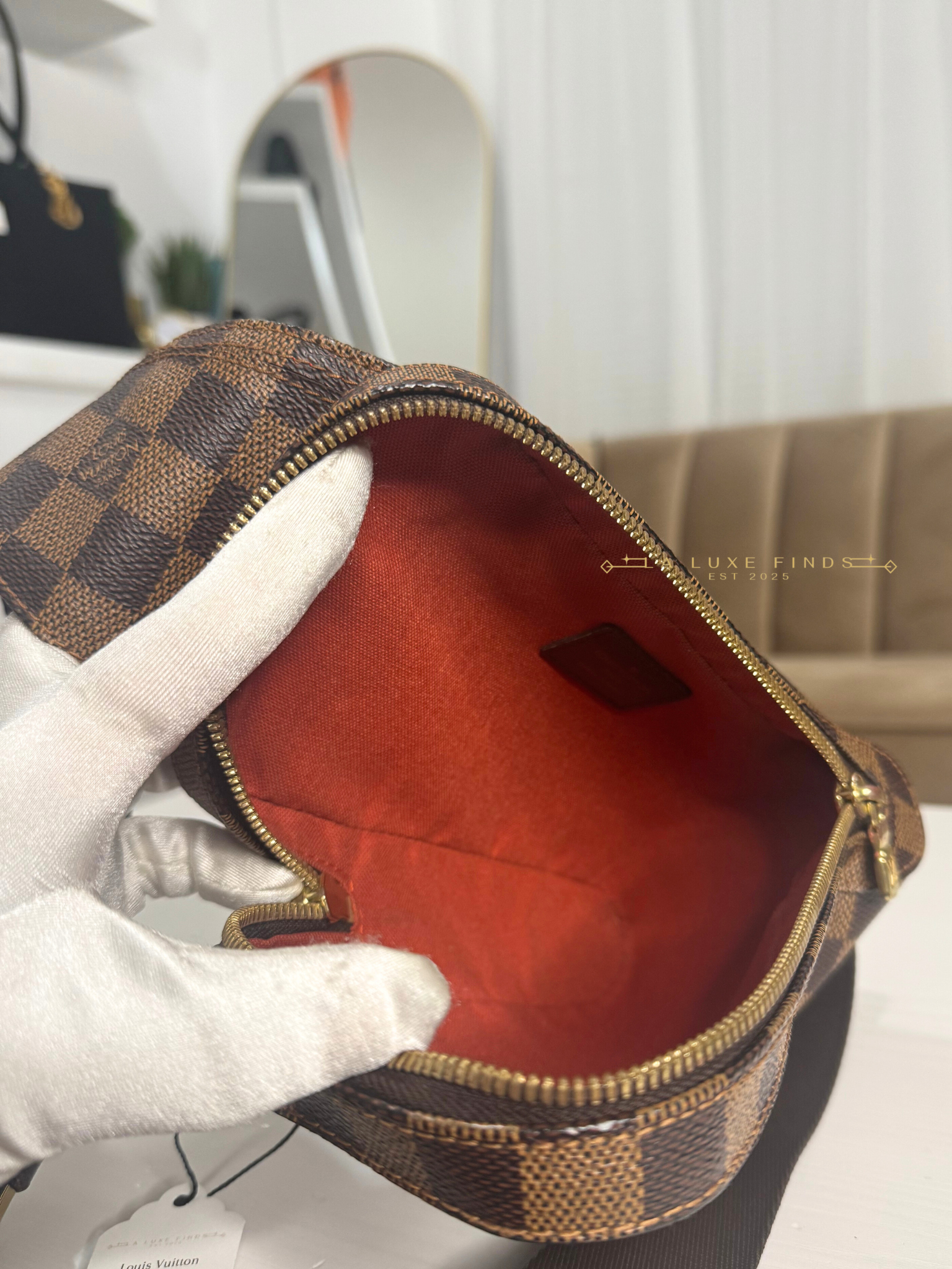LOUIS VUITTON Geronimo Damier Ebene